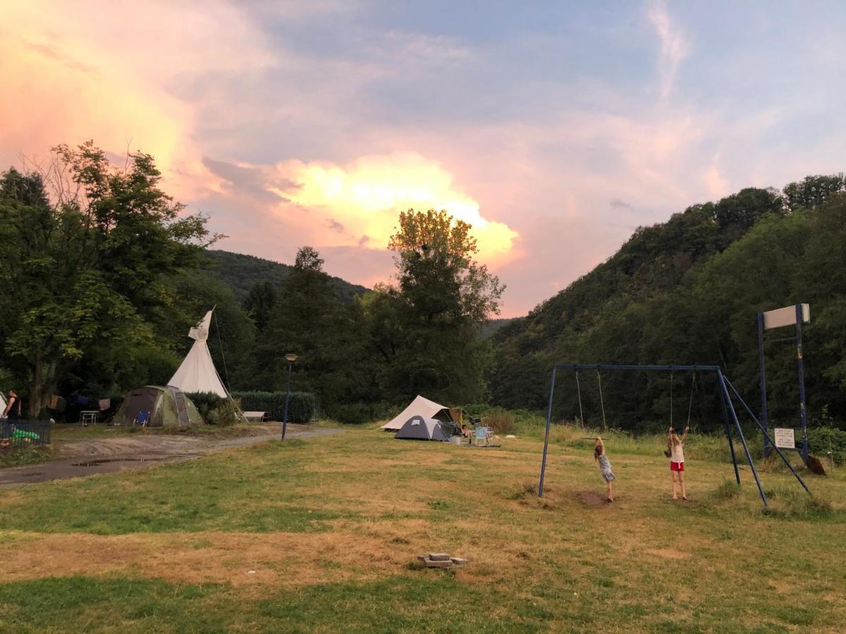 Arkeo - Luxury Tents And Cabins At The River Nonceveux ภายนอก รูปภาพ